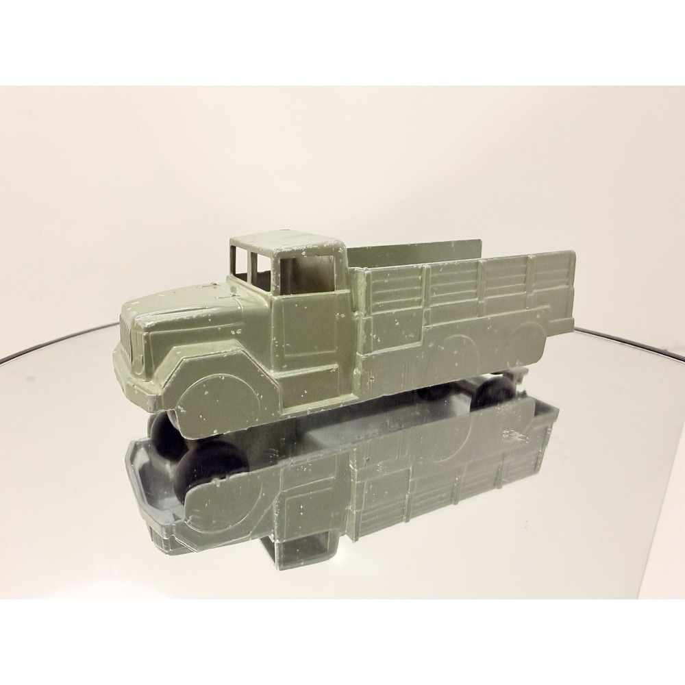 Vintage Midgetoy Army Military Stake Truck Diecast Metal Rockford Ill Pat